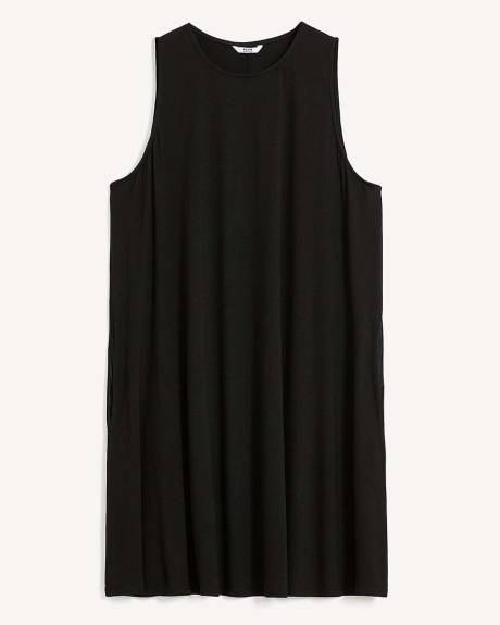 Responsible, Sleeveless Swing Dress with Pockets