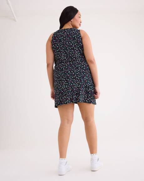 Robe évasée sans manches avec poches, tissu responsable