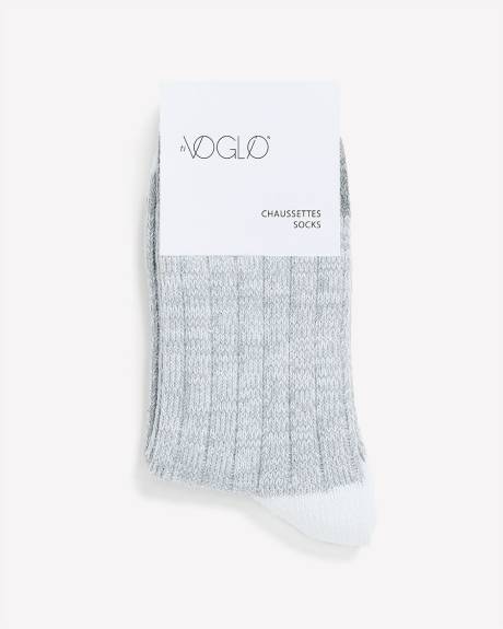 Tonal Colourblock Cozy Socks - ti Voglio