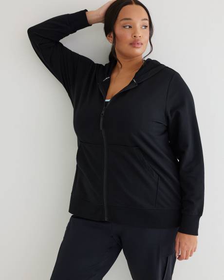 Hooded Zipped Jacket - Active Zone