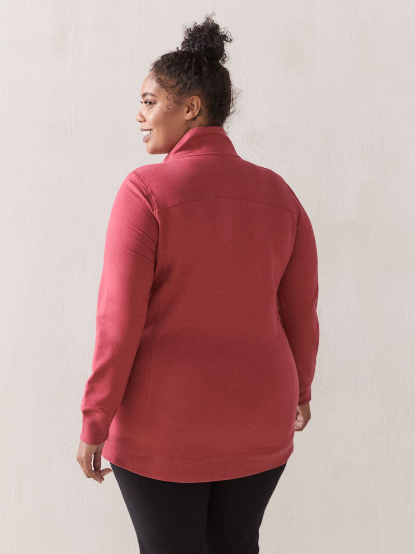 Download Mock Neck Zip Up Jacket - ActiveZone | Penningtons