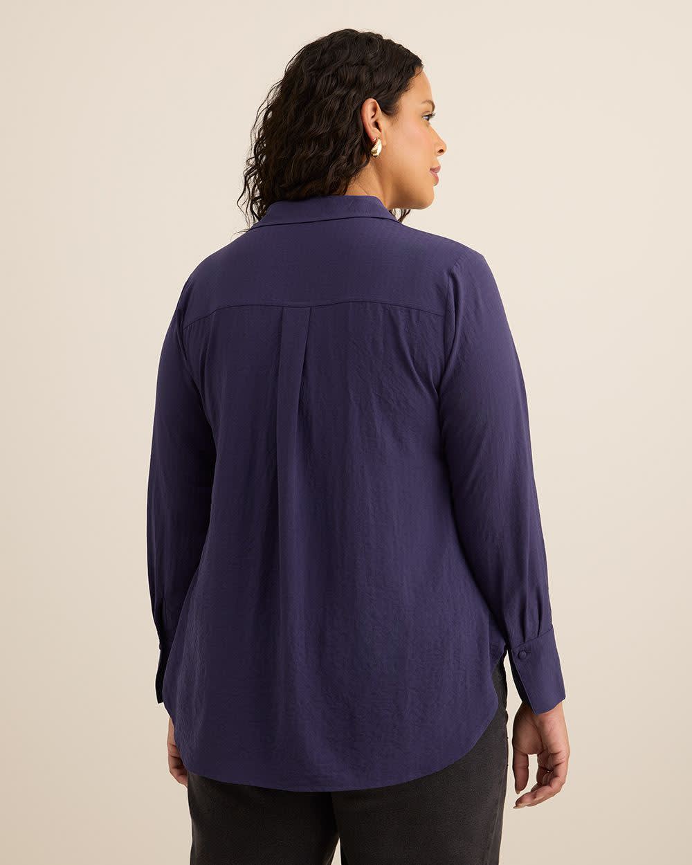 Long-Sleeve Long Tuxedo Shirt Long-Sleeve Long Tuxedo Shirt