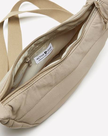 Crescent Nylon Bag with Adjustable Slider Strap - Active Zone