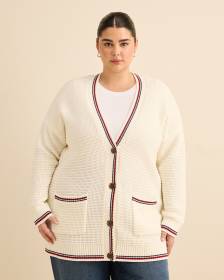 Cardigan en coton, tissu responsable