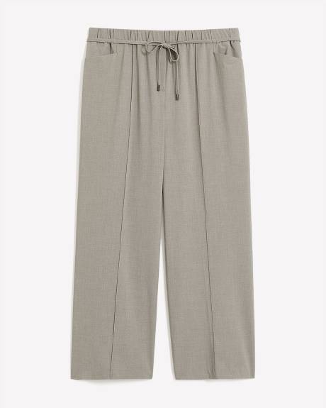 Pull-On Wide-Leg Pant - Addition Elle