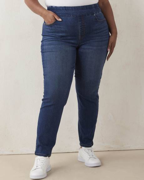 Tall Savvy Fit Pull-On Straight Leg Jeans - d/c JEANS - PENN. Essentials