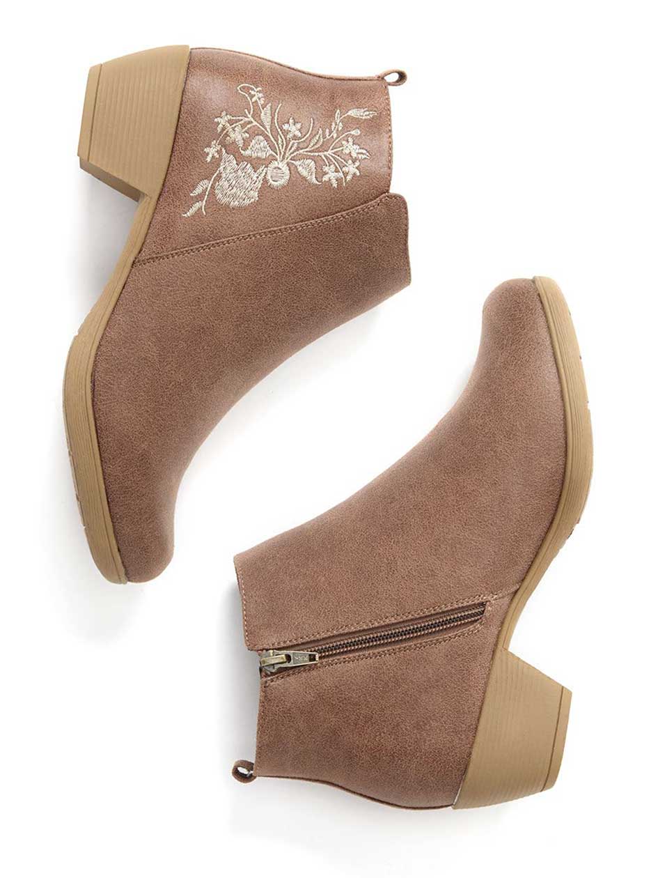 wide width sneaker booties
