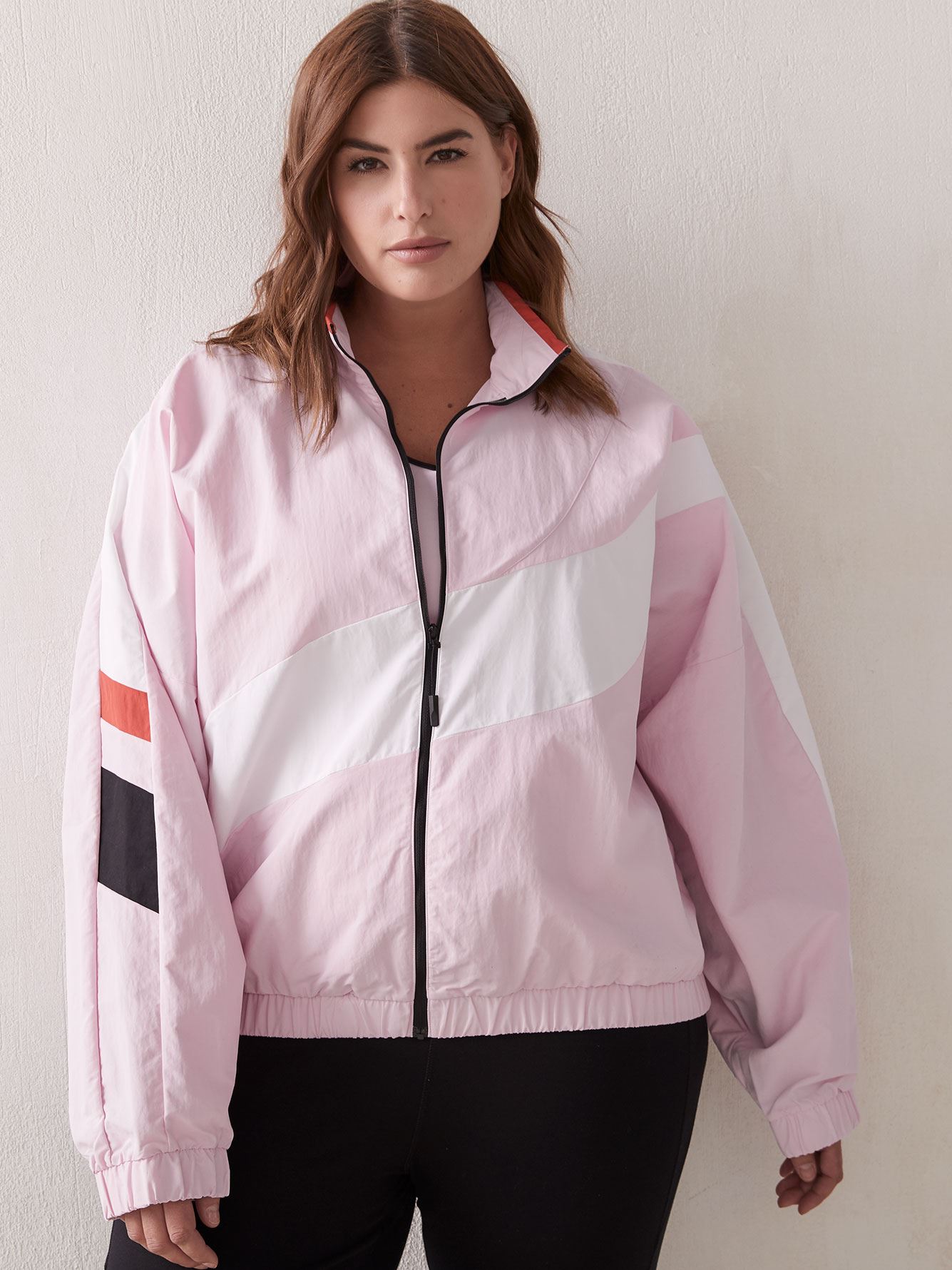 reebok pink jacket