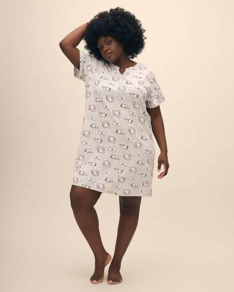 Chemise de nuit à motif de Snoopy - ti Voglio
