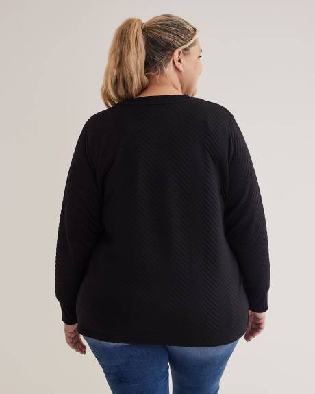 Textured Sweatshirt - Active Zone