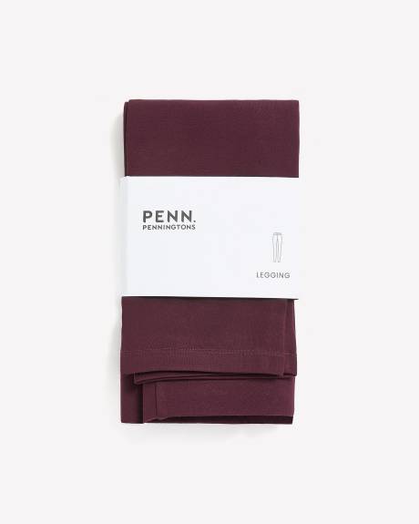 Purple Ponte de Roma Fashion Legging - PENN. Essentials