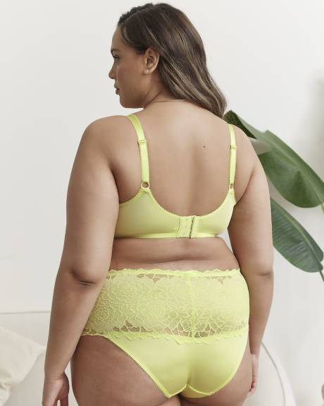 Femme Couture Green Lace Unlined Bra - Déesse Collection