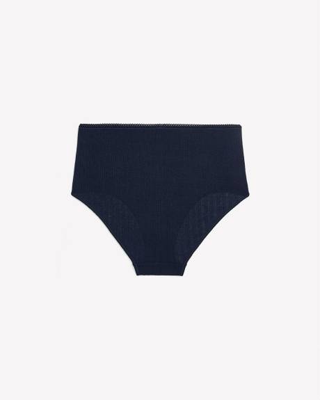 Culotte classique en mailles pointelle avec élastique picot - ti Voglio