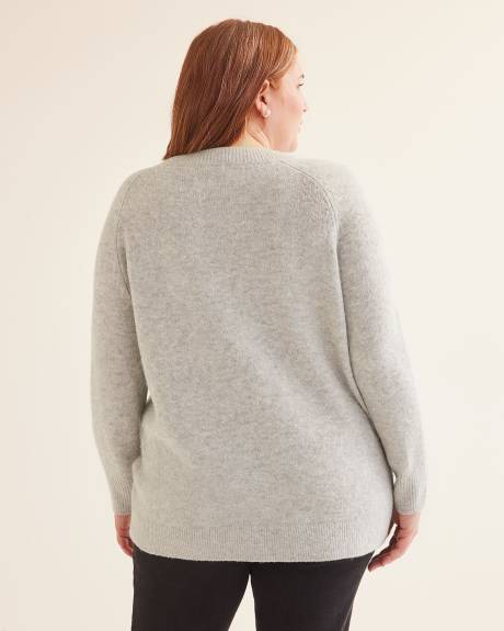 Fancy Sweater with Decorative Pearls