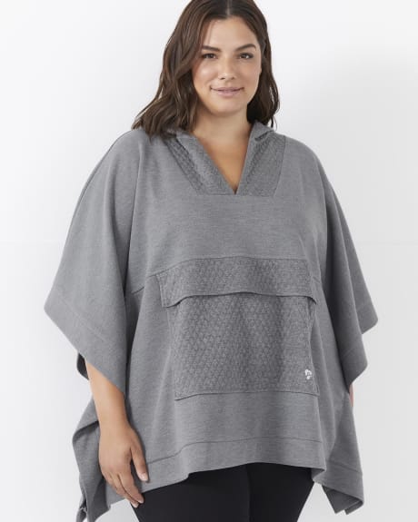 Hooded Cape with Quilted Details - Active Zone