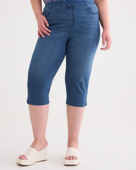 Capri en denim, coupe ingénieuse, tissu responsable - d/C Jeans - Essentiels PENN.