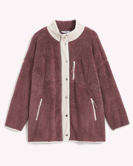 Manteau en sherpa brossé - Active Zone