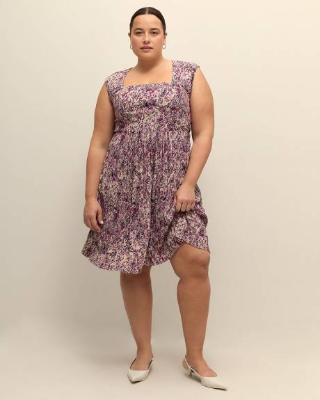 Knit Dress with Open Back Detail - Addition Elle
