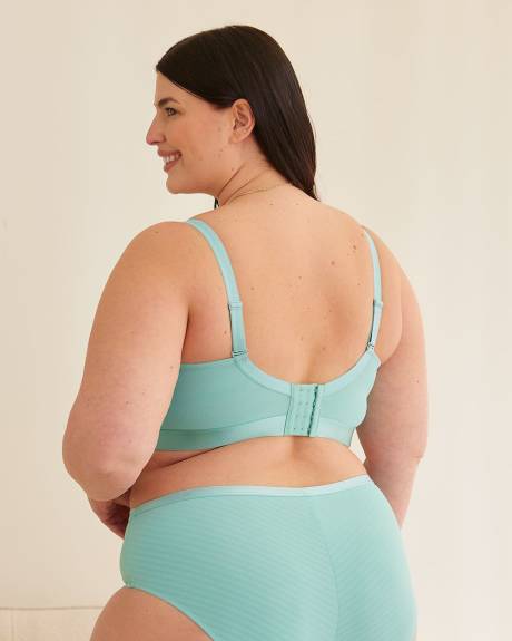 Wirefree Padded Pointelle Microfibre T-Shirt Bra - Déesse Collection