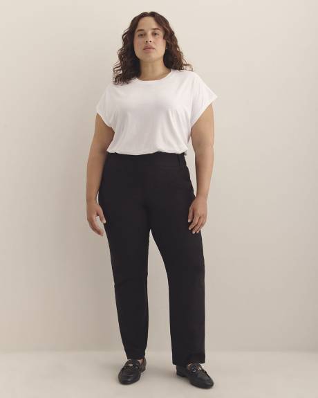 Pantalon à jambe droite coupe ingénieuse, tissu responsable - Essentiels PENN.