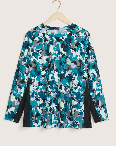 Maillot de bain rashguard à imprimé floral - Active Zone