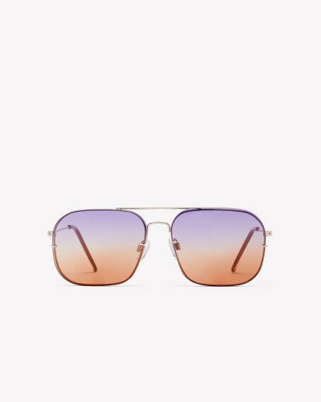 Coloured Lense Square Sunglasses