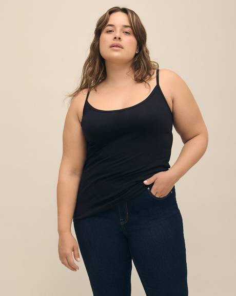 Solid Fitted Cami With Adjustable Straps - PENN. Essentials