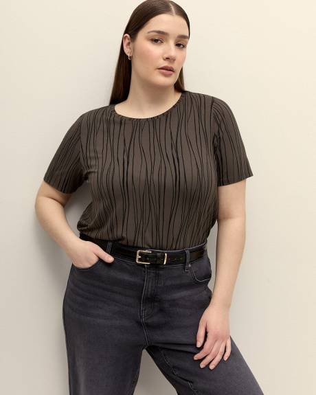 Printed Modern-Fit Tee - Addition Elle - PENN. Essentials
