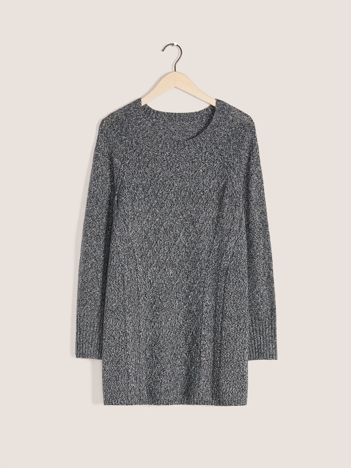 Crew-Neck Cable Knit Sweater - In Every Story | Penningtons