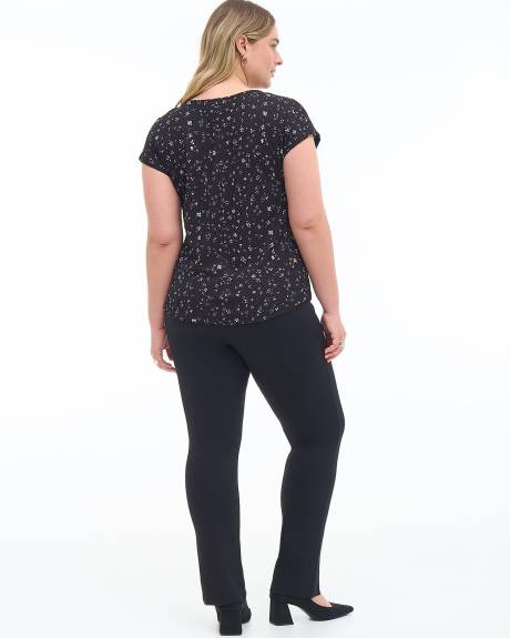 Knit Top with Crochet Details - Addition Elle