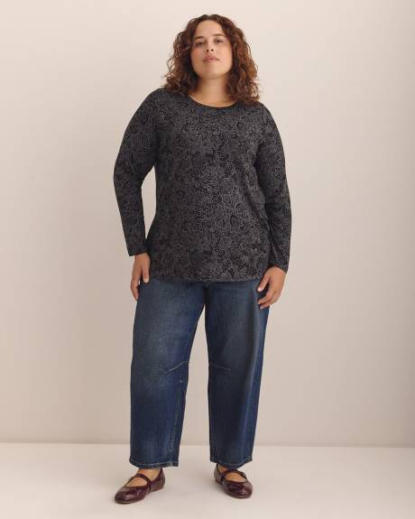 T-shirt à manches longues, coupe moderne, tissu responsable - Essentiels PENN.