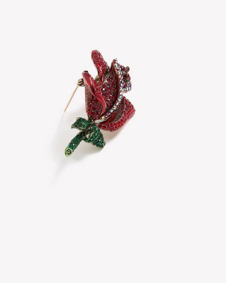 Fancy Rose Brooch