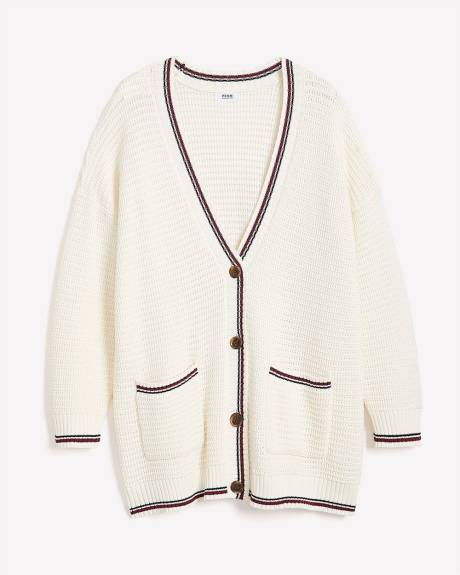 Responsible, Cotton Tunic Cardigan