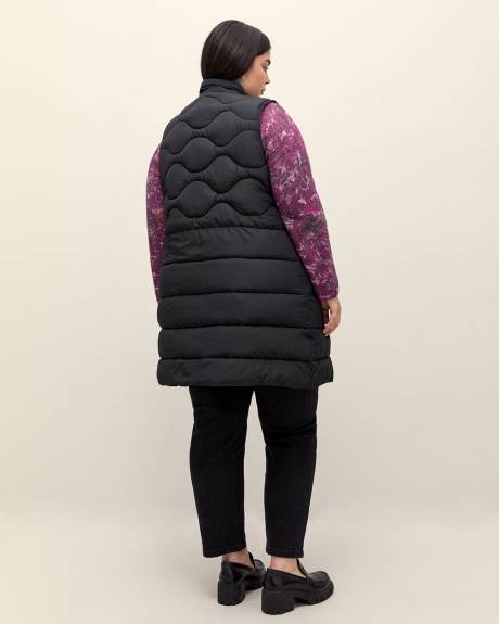 Responsible, Knee-Length Hooded Vest