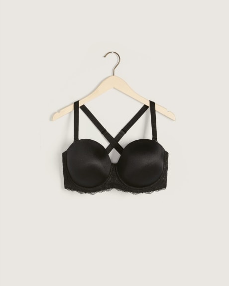 Soutien-gorge sans bretelle convertible, bonnets G et H