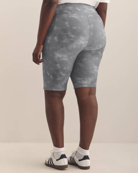 Responsible, Printed Bike Shorts with Pockets - Active Zone