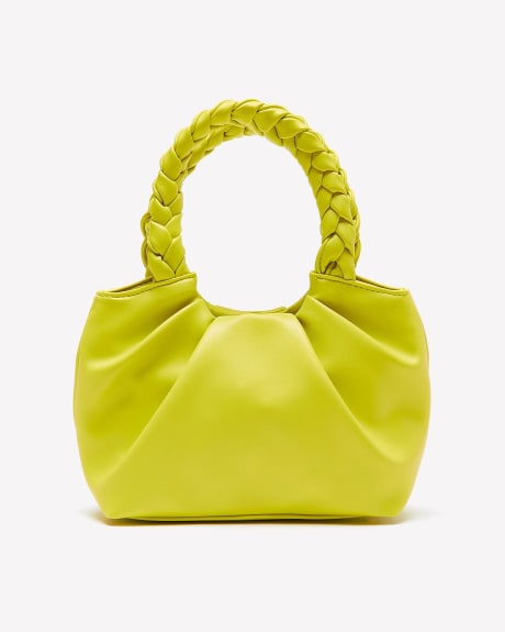 Mini Handbag with Braided Handles - Addition Elle