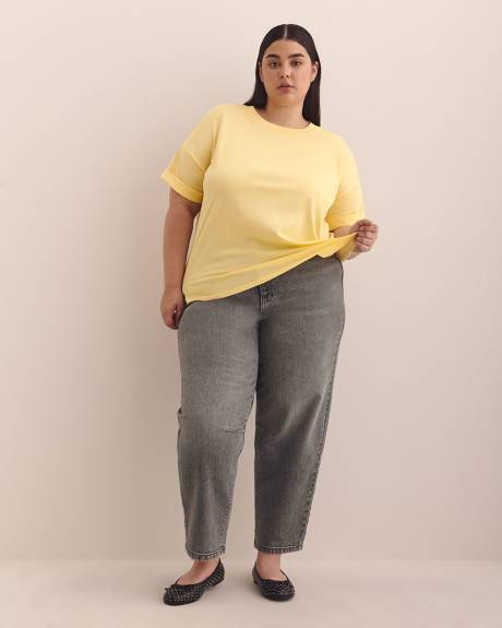 Boxy Short-Sleeve Crewneck T-Shirt - PENN. Essentials