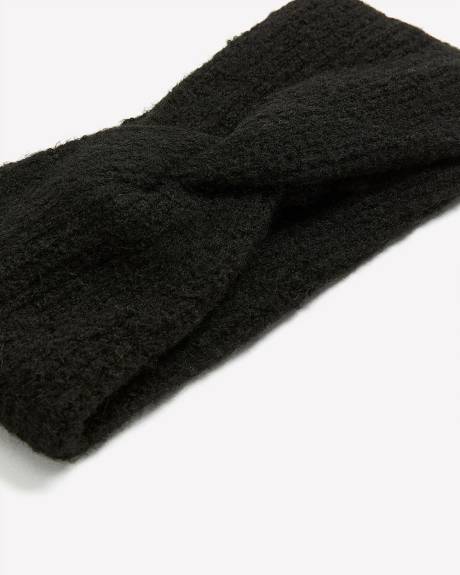 Bandeau torsadé en laine