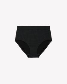 Black Striped Seamless Brief - ti Voglio