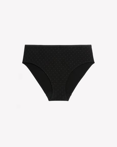 Culotte échancrée à motif pois avec boucle - ti Voglio