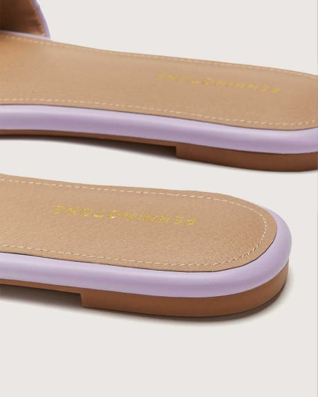Extra Wide Width Quilted Slides