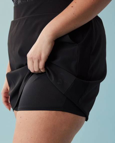 Jupe-short extensible, tissu responsable - Active Zone