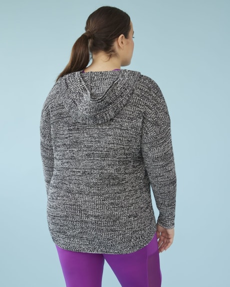 Cotton Blend Hooded Sweater - Active Zone