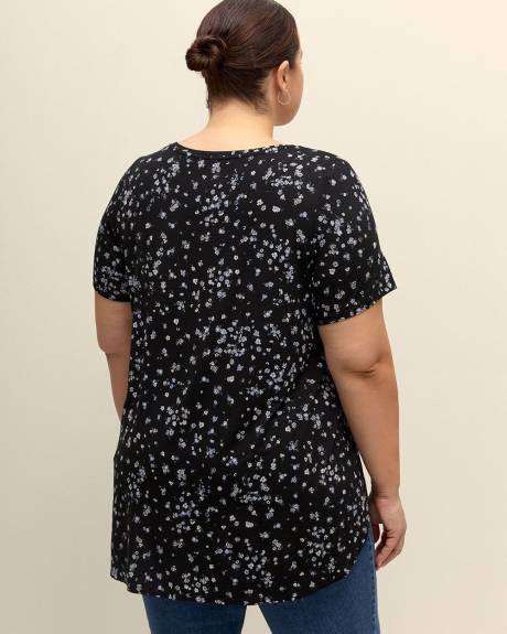 Tunique imprimée, coupe moderne, tissu responsable - Essentiels PENN.