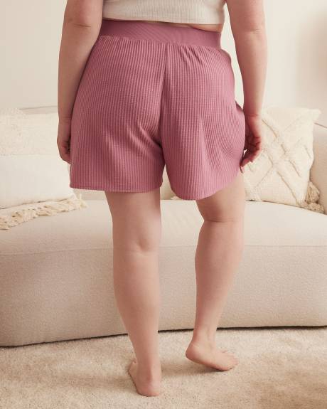 Waffle Knit Boxer with Front Tie - ti Voglio