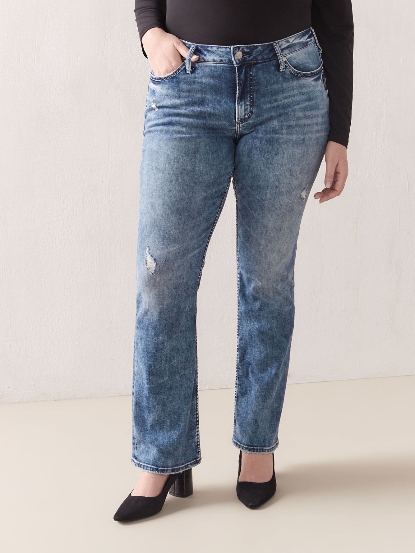 Suki Slim Bootcut Jean - Silver Jeans | Penningtons