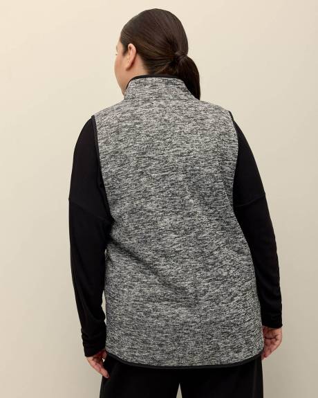 Bonded Fleece Zippered Vest - Active Zone