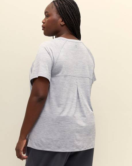 Grey Short-Sleeve Crew Neck T-Shirt - Active Zone