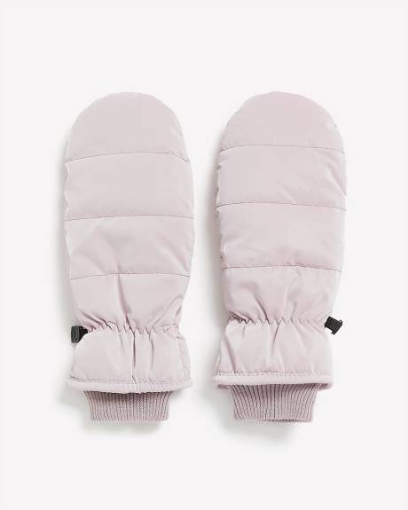 Glossy Puffy Mittens